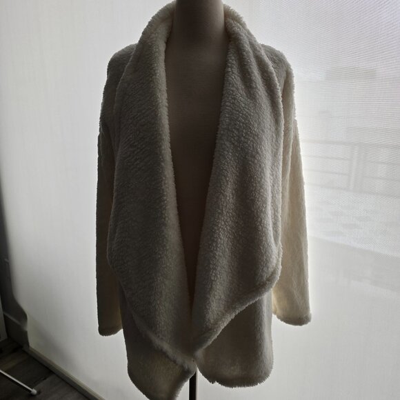 Lucky Brand Faux Shearling Cardigan - Picture 2 of 5